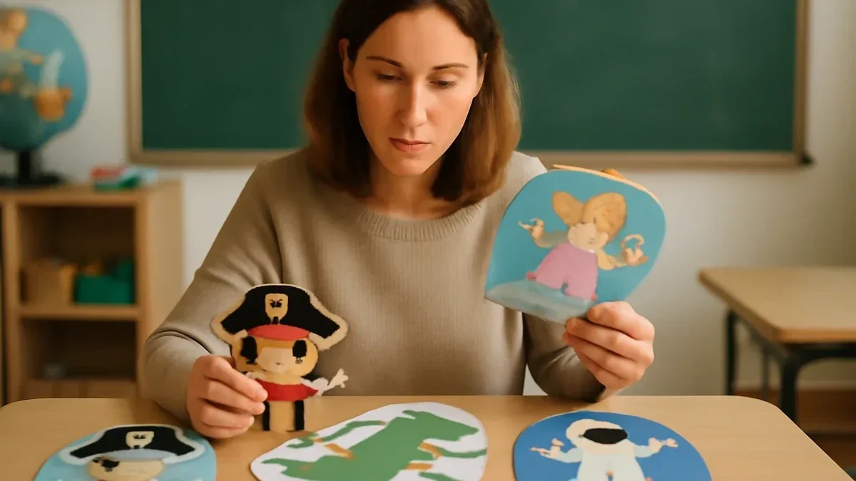 Marionette da dita in carta: come costruire personaggi da fiaba