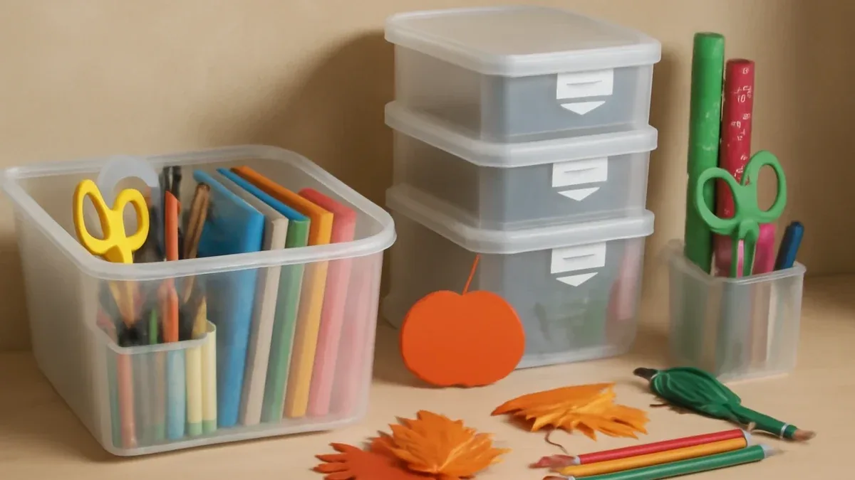 Come organizzare una piccola scorta di materiali creativi