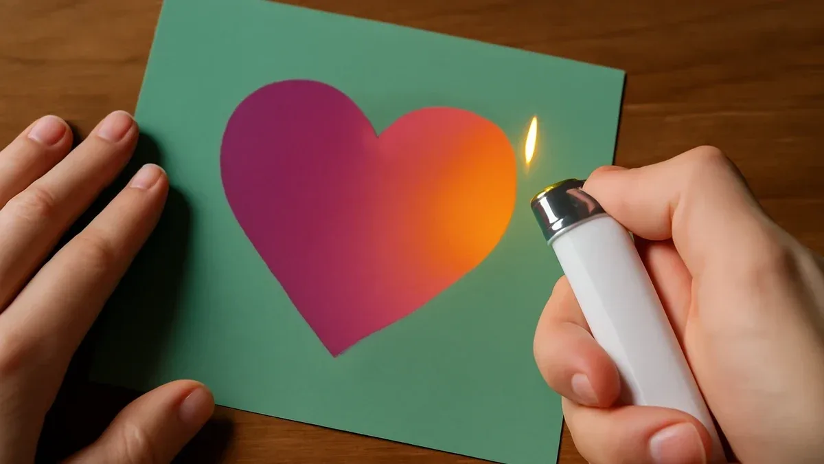 Biglietto pop-up a forma di cuore: un lavoretto semplice per bambini