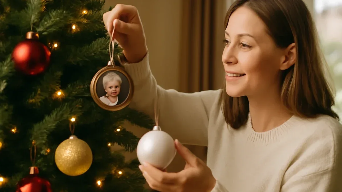 Organizzare le decorazioni di Natale dei bambini per riutilizzarle