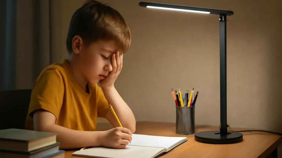 La postazione per i compiti: come sistemare luce e cancelleria